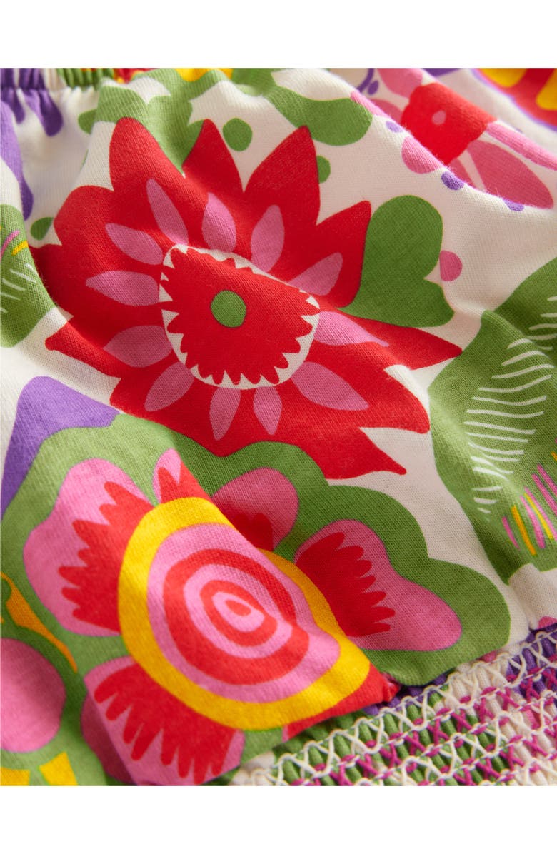 Mini Boden Kids' Floral Patterned Jersey Crop Top, Alternate, color, 