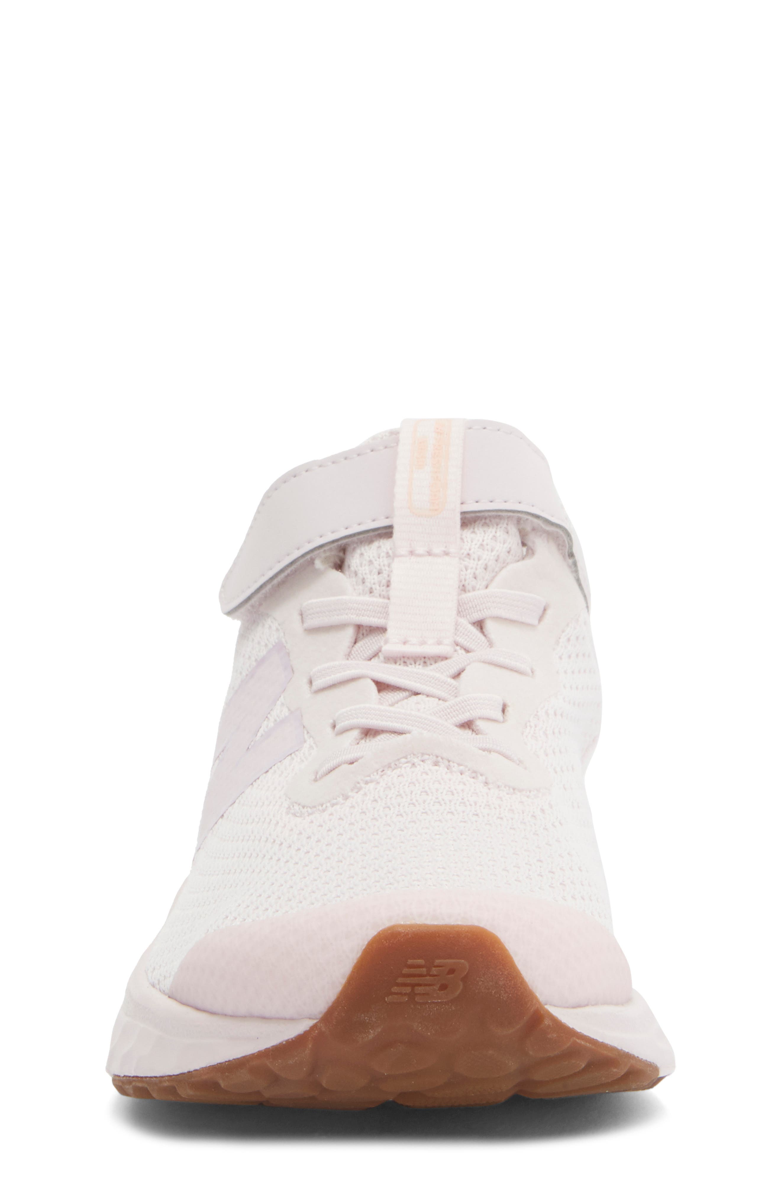 Kids' Fresh Foam Arishi V4 Bungee Sneaker, Alternate, color, PINK GRANITE/ MID CENTURY PINK