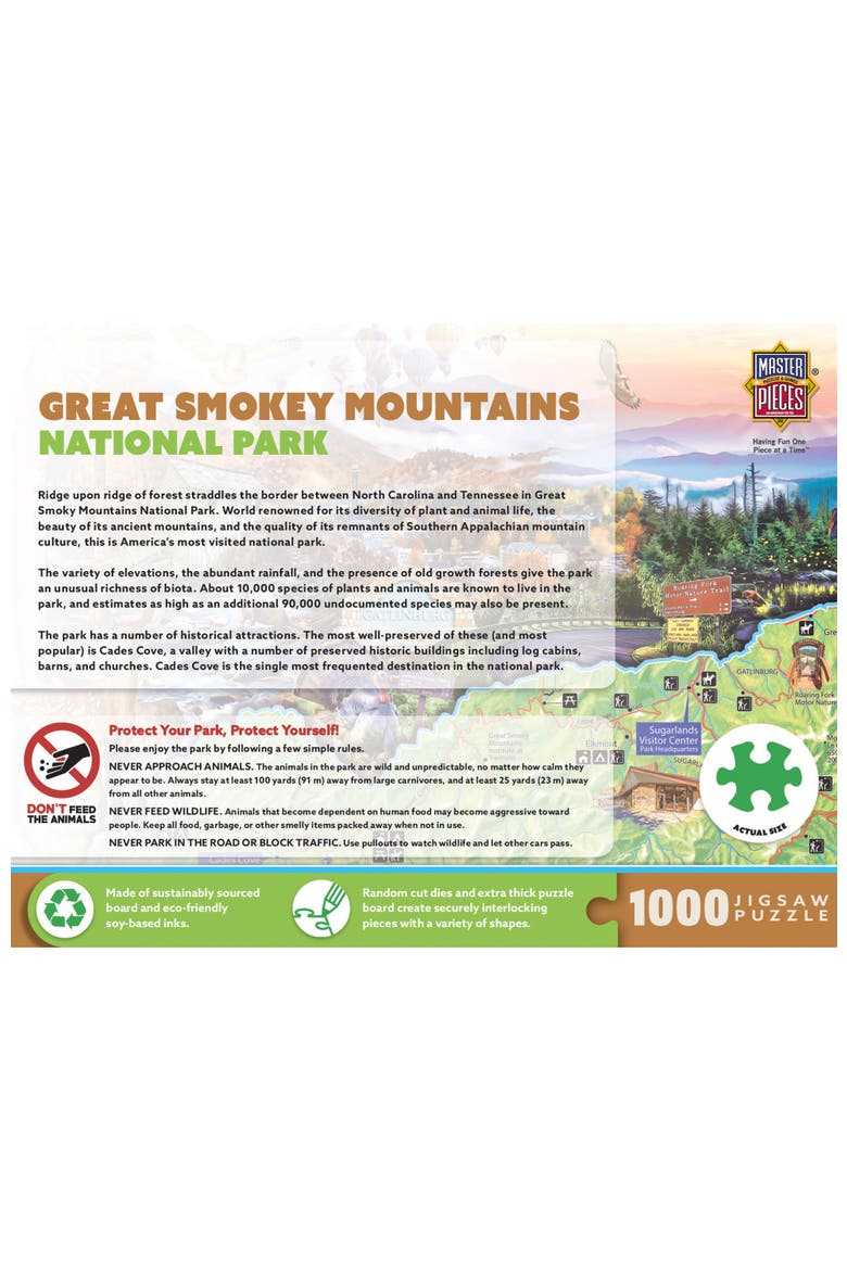 Great Smoky Mountains 1000 Piece Puzzle, Alternate, color, Multicolor