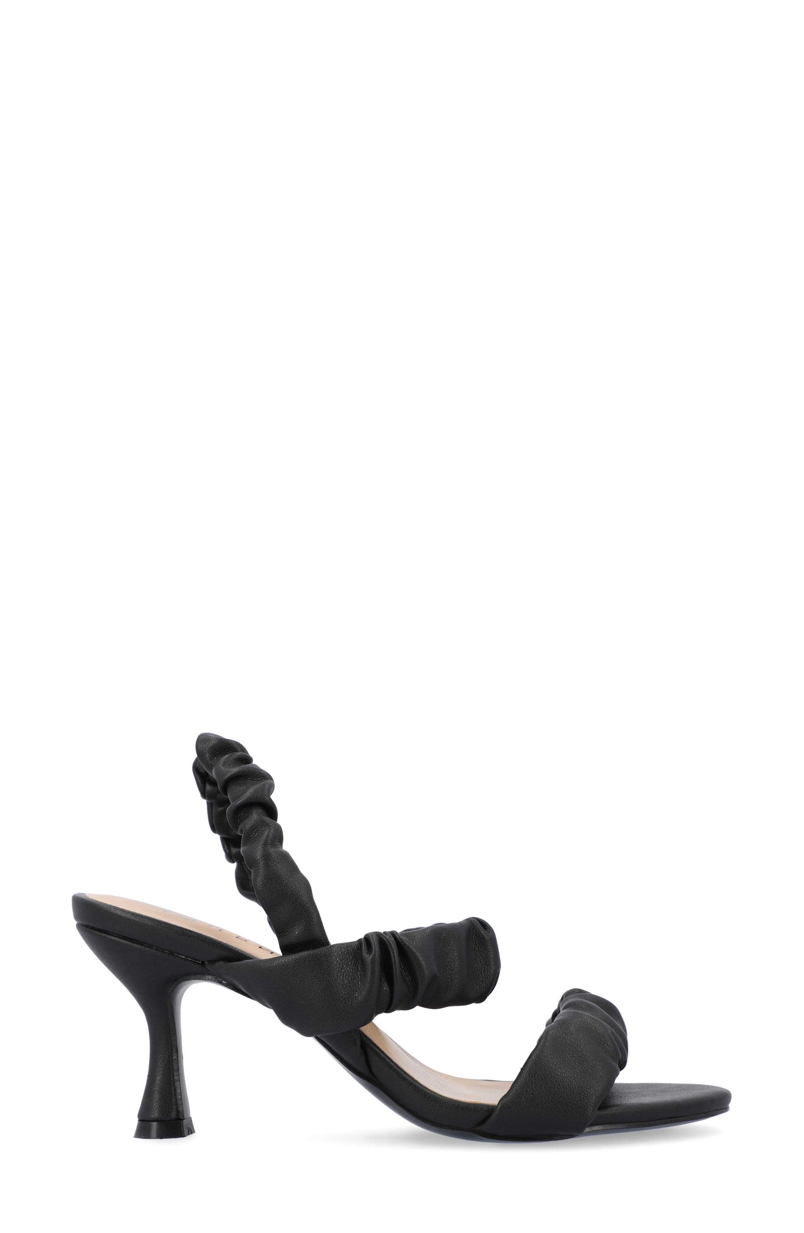 Journee Collection Amaree Slingback Sandal, Alternate, color, Black
