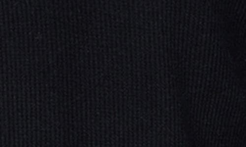 Tailorbyrd Quarter Zip Cozy Knit Pullover In Black