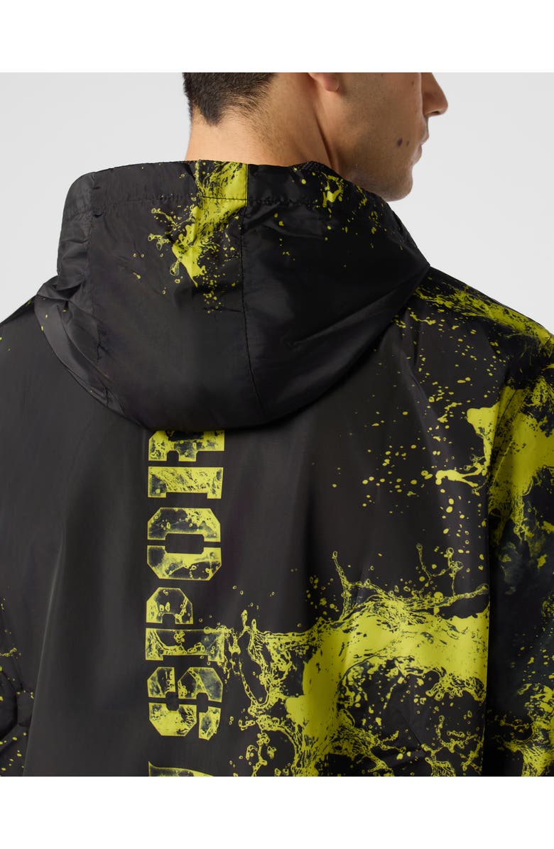 PLEIN SPORT Windbreaker Jacket Splash Men, Alternate, color, Black