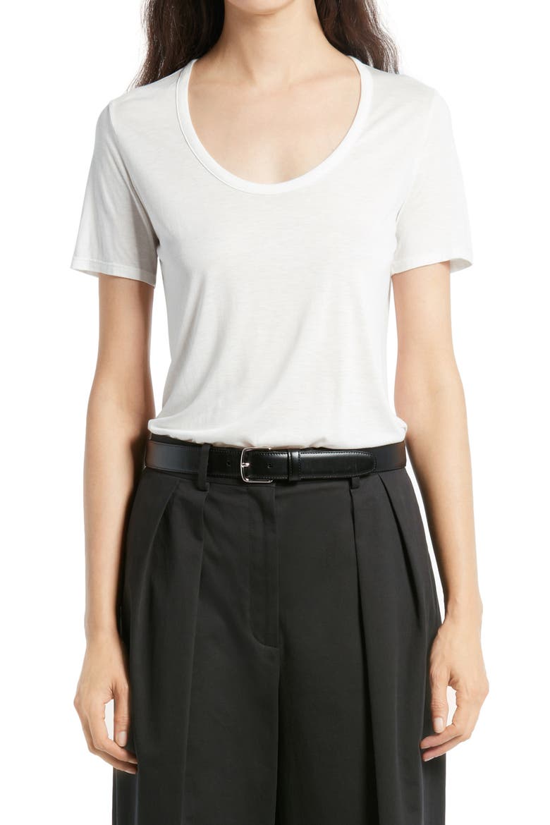 Stilton Light Jersey Top, Main, color, WHITE