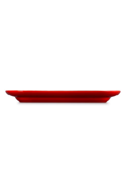 Le Creuset Stoneware Serving Platter In Red