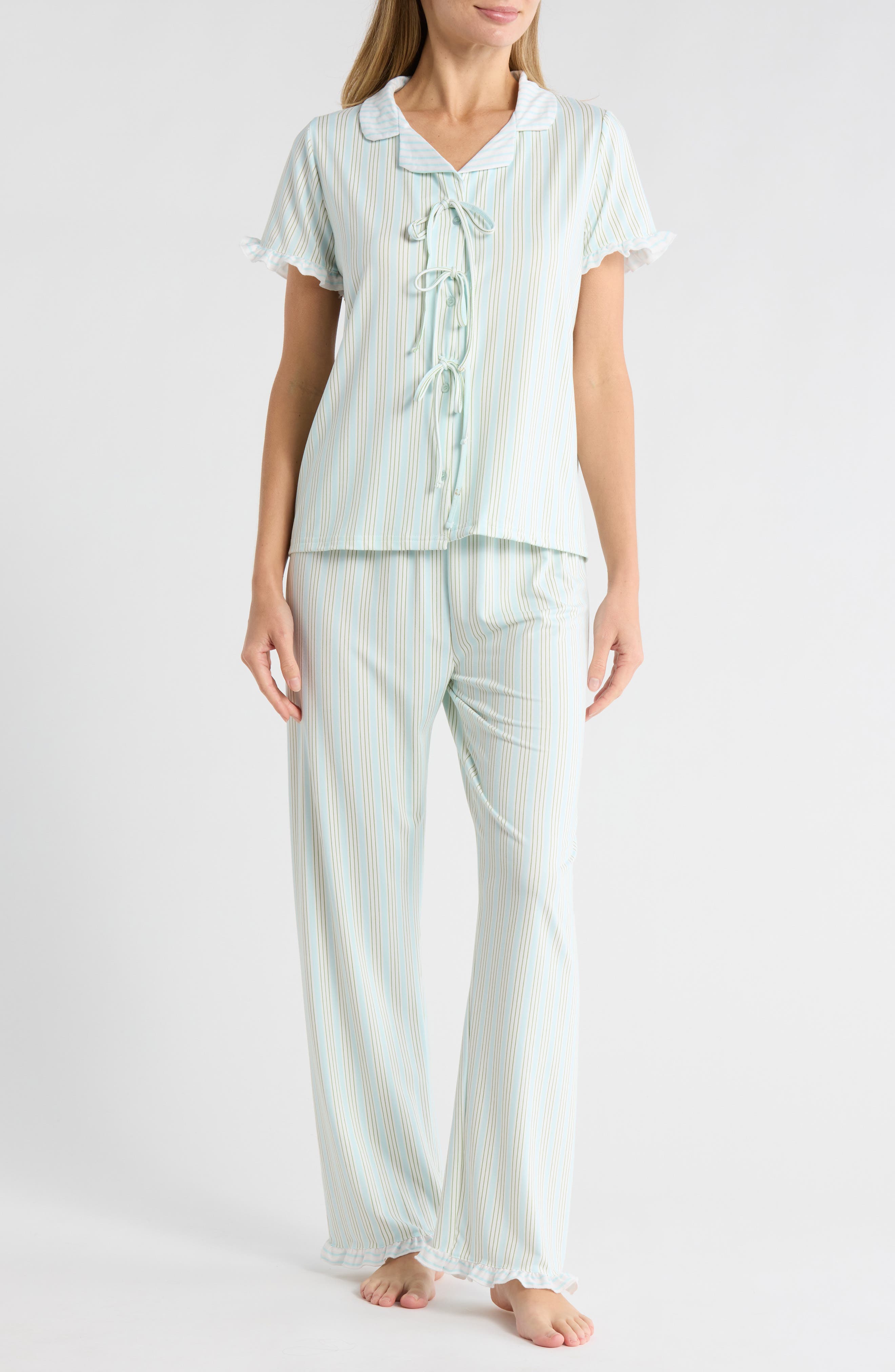 French Connection Tie Front Pajamas