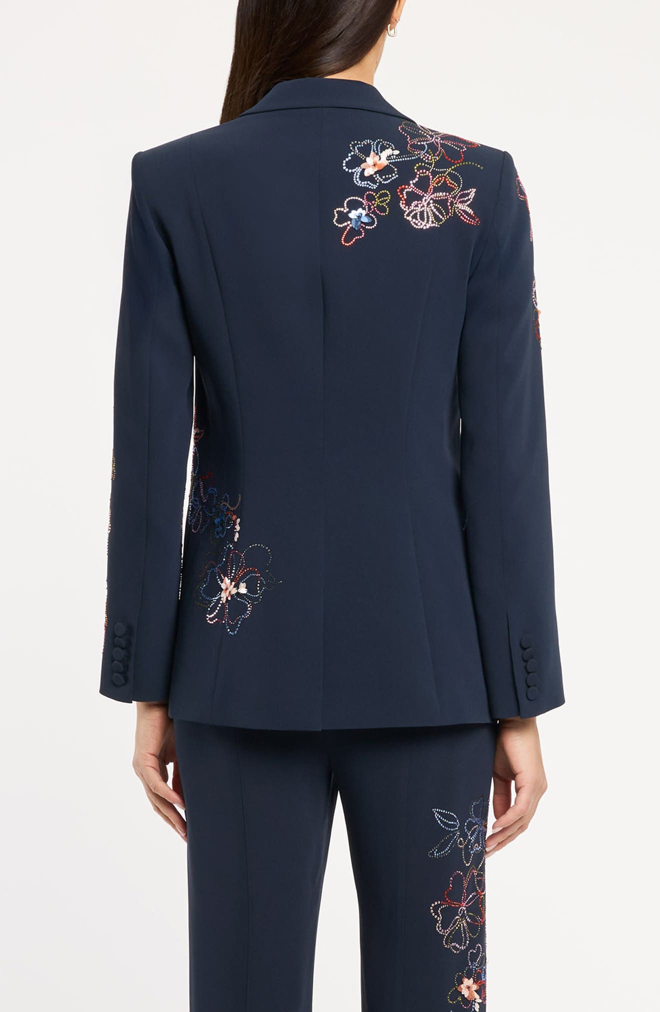 Karlie Blooming Linework Embellished Blazer - image 2