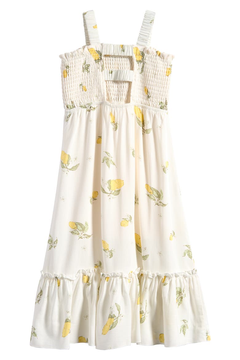 Kids' Smocked Tiered Sundress, Alternate, color, IVORY