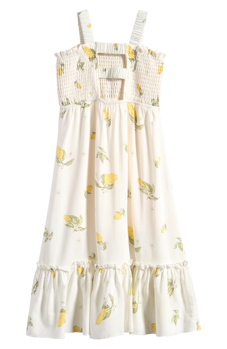 Ava & Yelly Kids' Smocked Tiered Sundress, Alternate, color,
