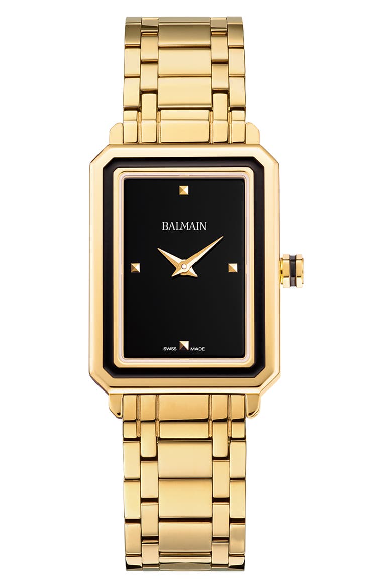 Eirini Bracelet Watch, 25mm x 33mm, Main, color, GOLD