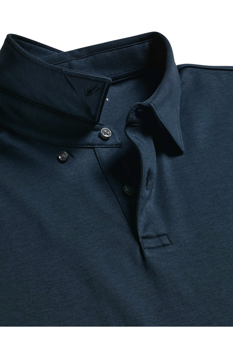 Short Sleeve Jersey Polo, Alternate, color, Petrol Blue