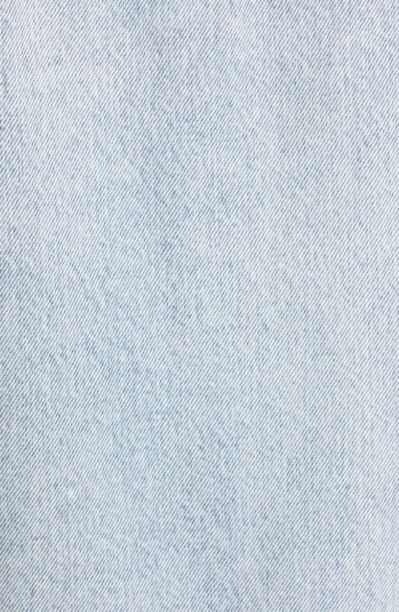 Levi's<sup>®</sup> Oversize Faux Shearling Lined Denim Trucker Jacket with Removable Faux Fur Collar, Alternate, color, 