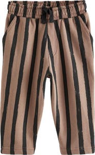 NEXT Kids' Vertical Stripe Cotton Sweatpants