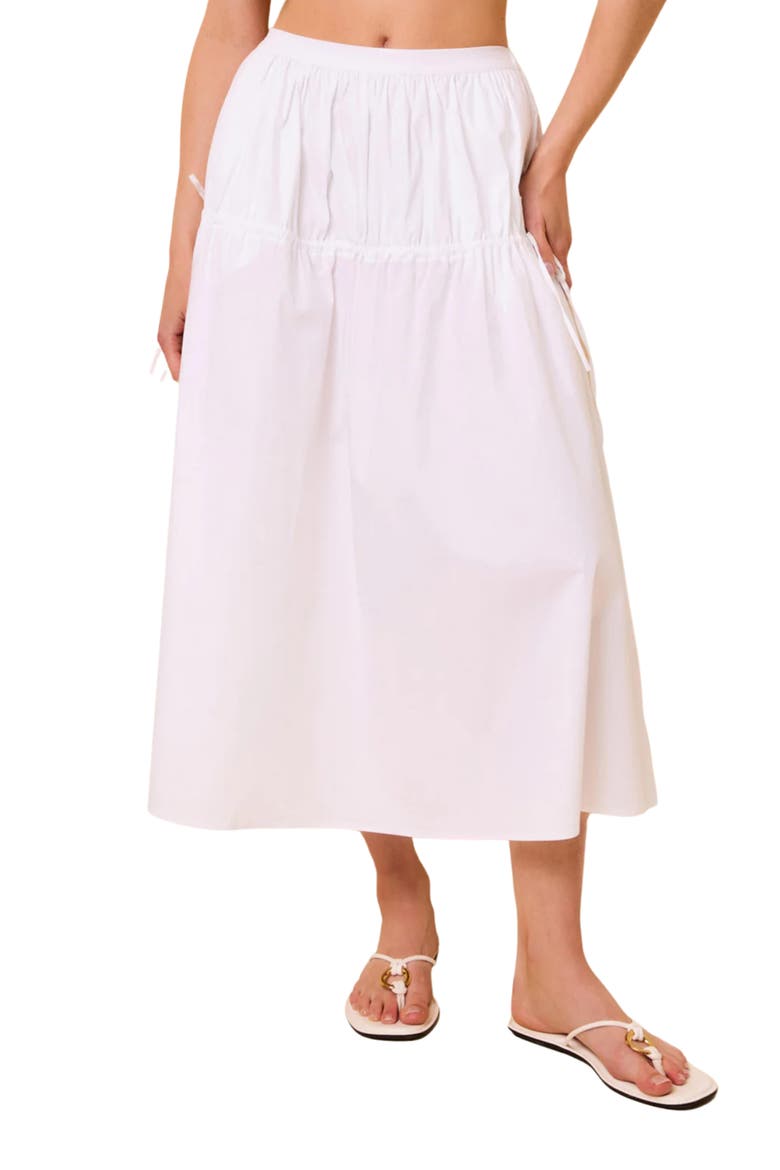 The Ivy Maxi Skirt, Main, color, OPTIC WHITE