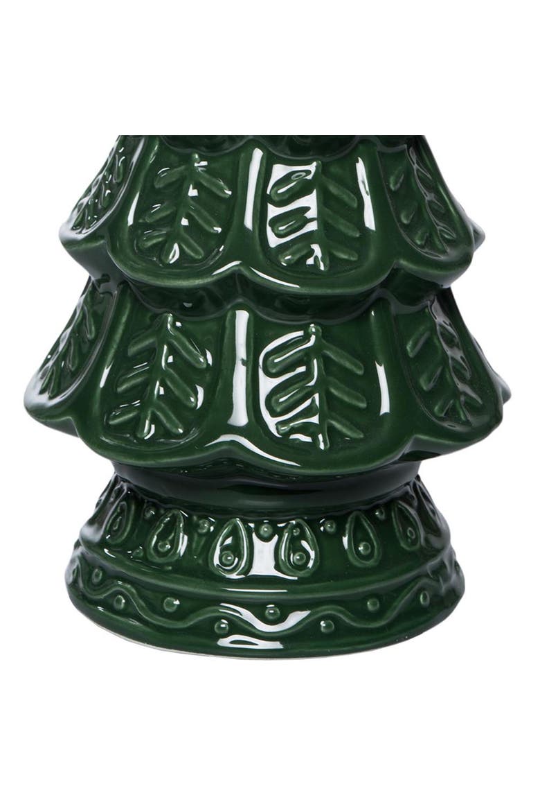 Evergreen Medium Tree Figurine, Alternate, color, Green