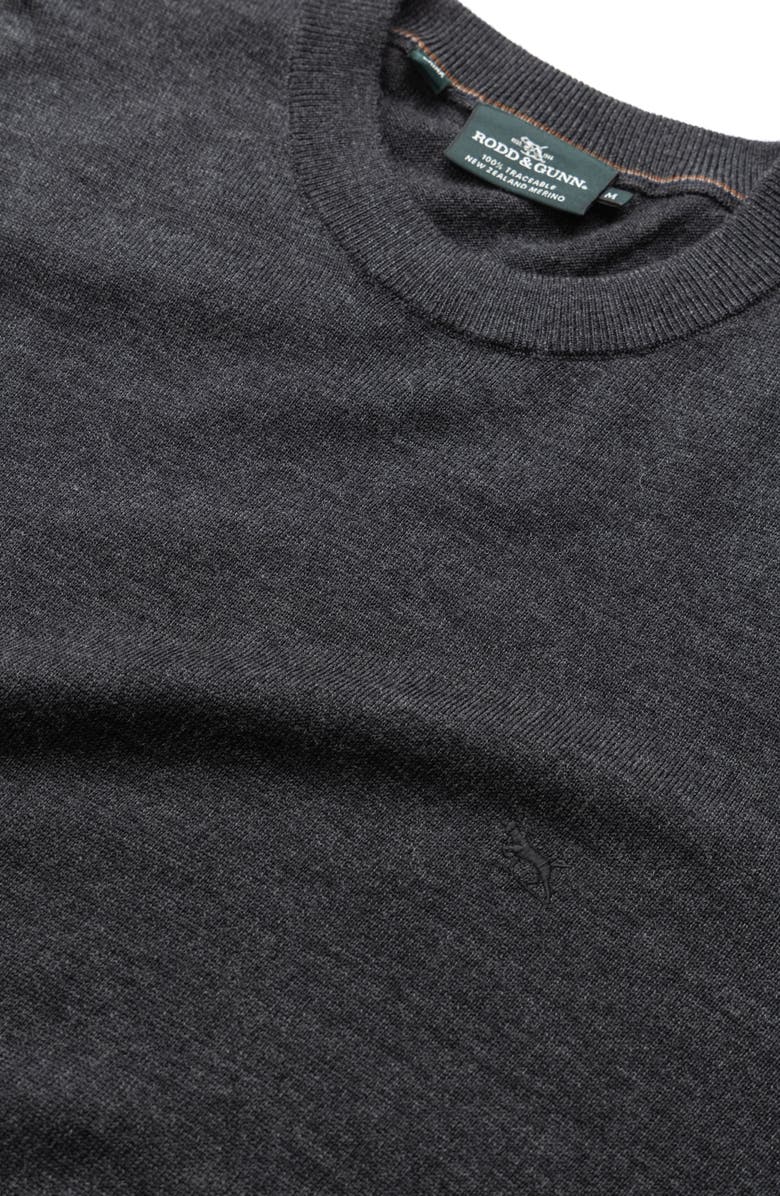 Rodd & Gunn York Bay Merino Wool Sweater, Alternate, color, Ash