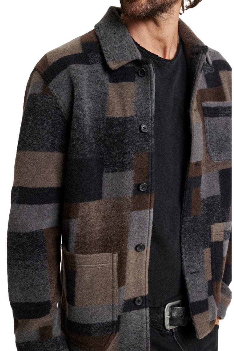 Coroados Relaxed Fit Shirt Jacket, Alternate, color, DARK BROWN