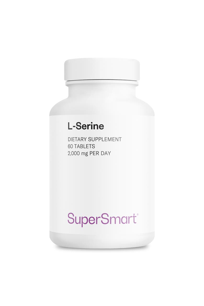 L-Serine Supplement 2000mg, Main, color, None