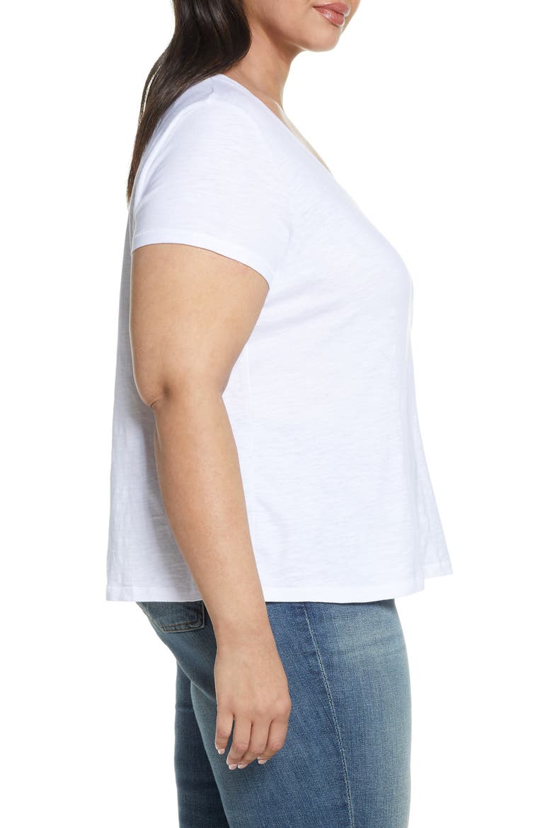 Organic Cotton T-Shirt, Alternate, color, WHITE