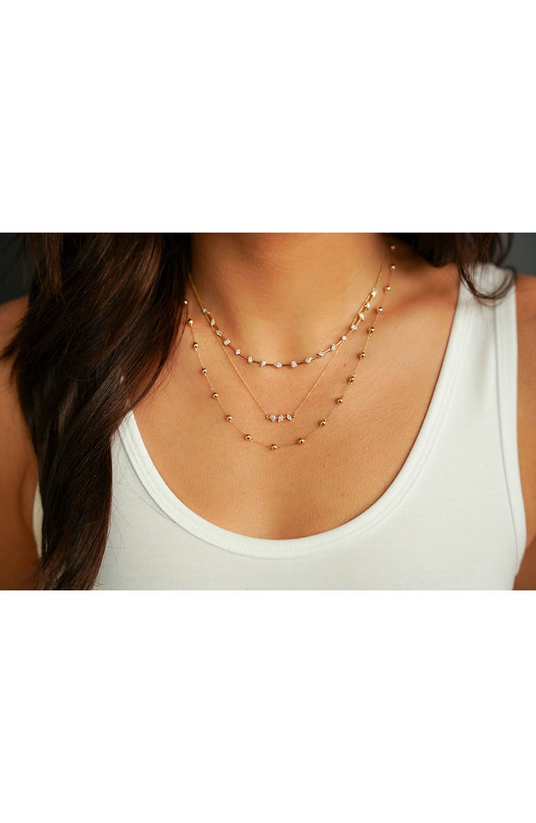 Dana Rebecca Designs Alexa Jordyn Diamond Pendant Necklace, Alternate, color, Yellow Gold