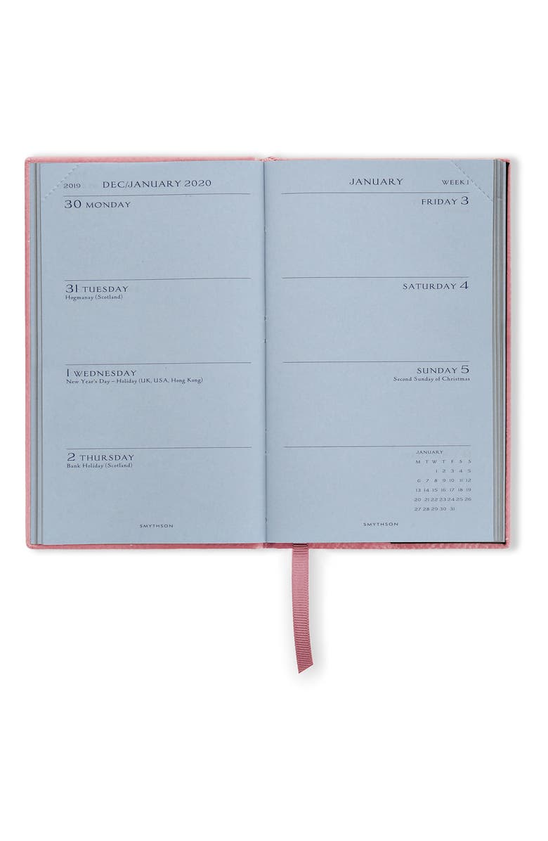 Smythson Panama Pocket 2020 Planner, Alternate, color, 
