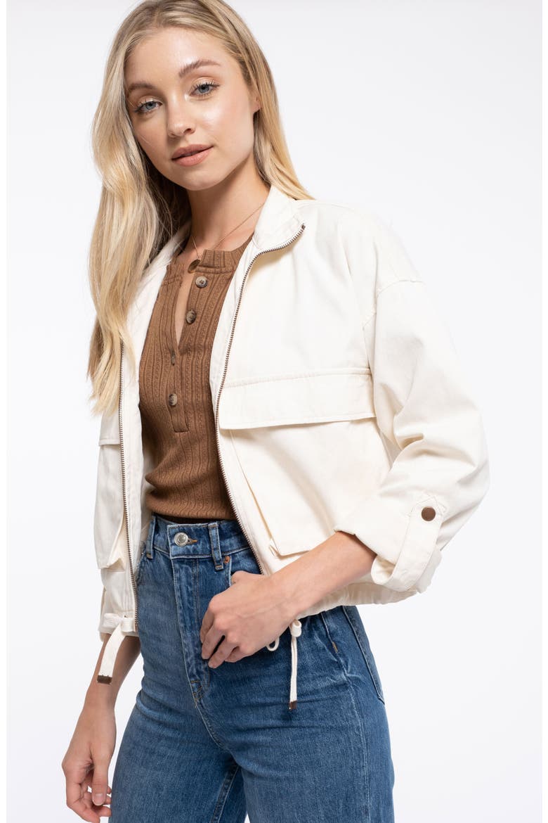 Oversized Utility Jacket, Alternate, color, IVORY