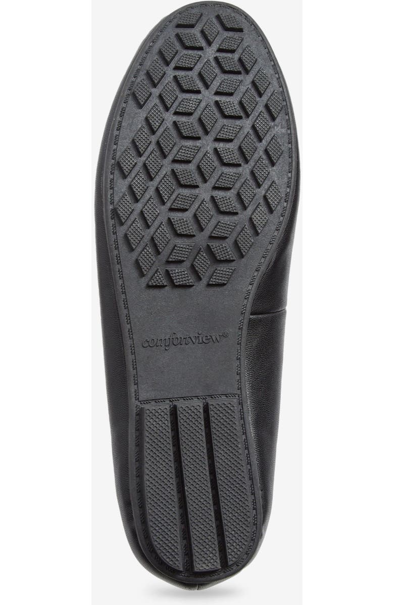 Comfortview The Milena Slip On Flat, Alternate, color, Black