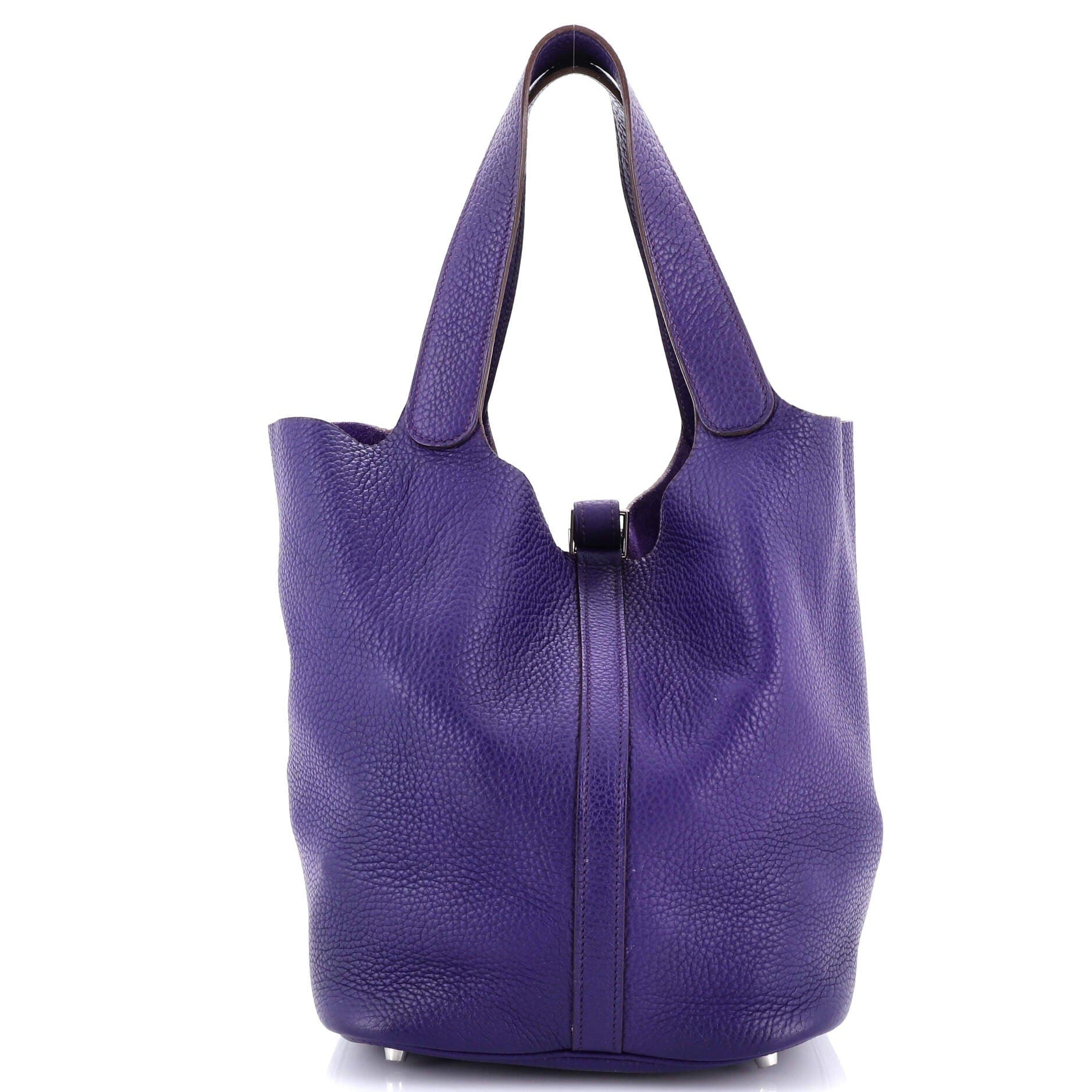 Pre-Owned Hermes Picotin Lock Bag Clemence GM, Alternate, color, 