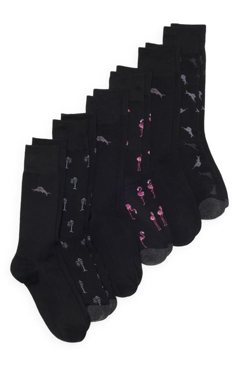 6-Pack Assorted Crew Socks