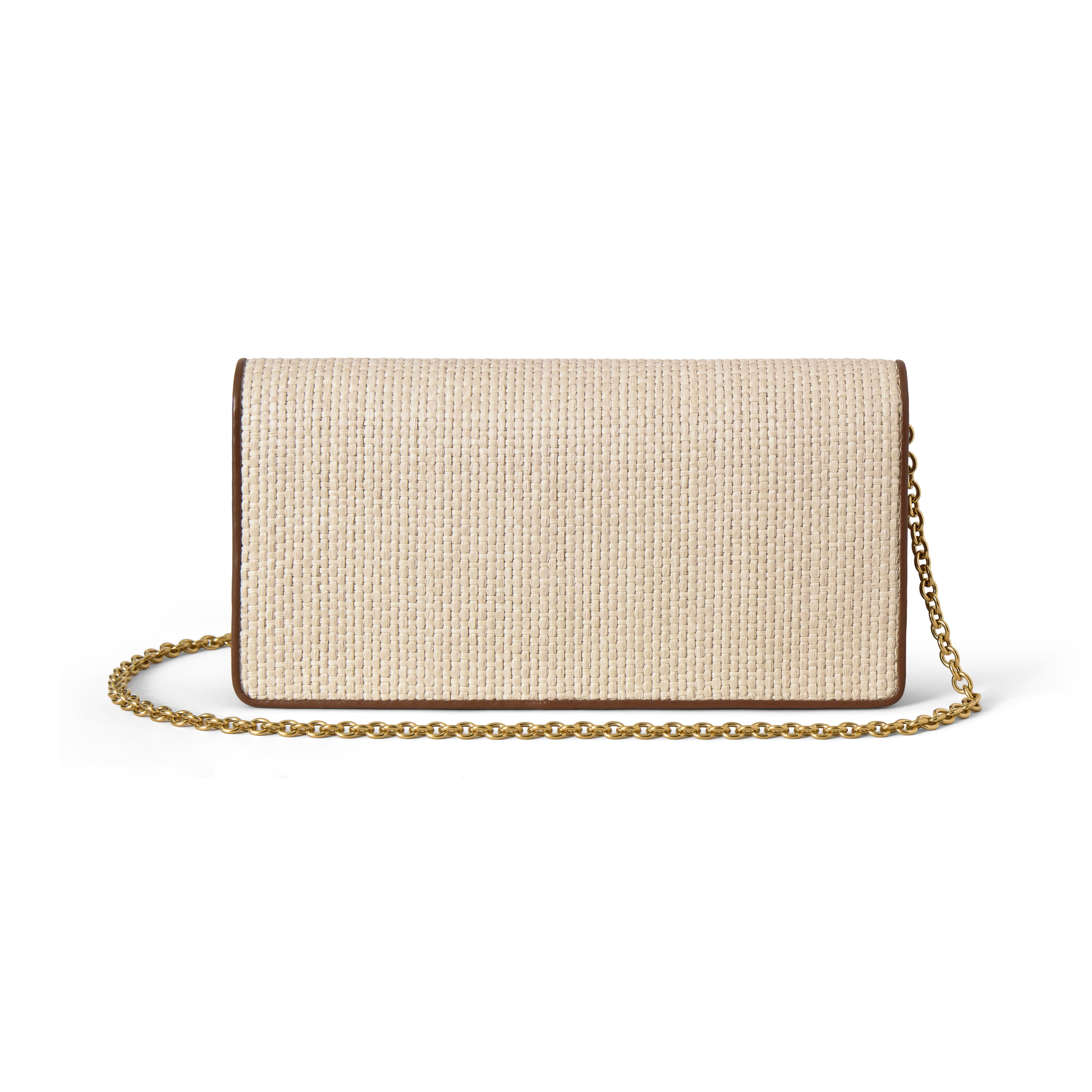 Darley Clutch, Alternate, color, Ecru-Bright Oak
