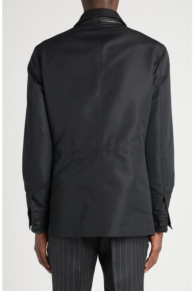 Cotton Blend Field Jacket, Alternate, color, LB999 BLACK