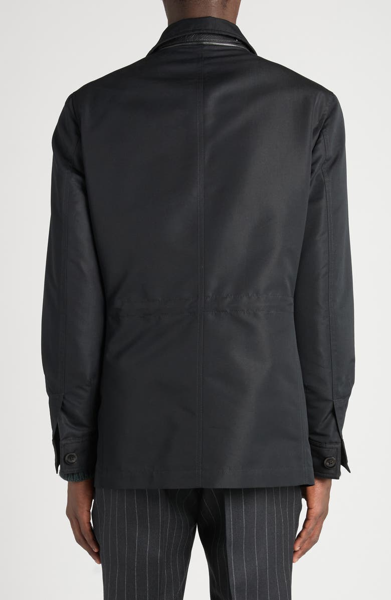 TOM FORD Cotton Blend Field Jacket, Alternate, color, Lb999 Black