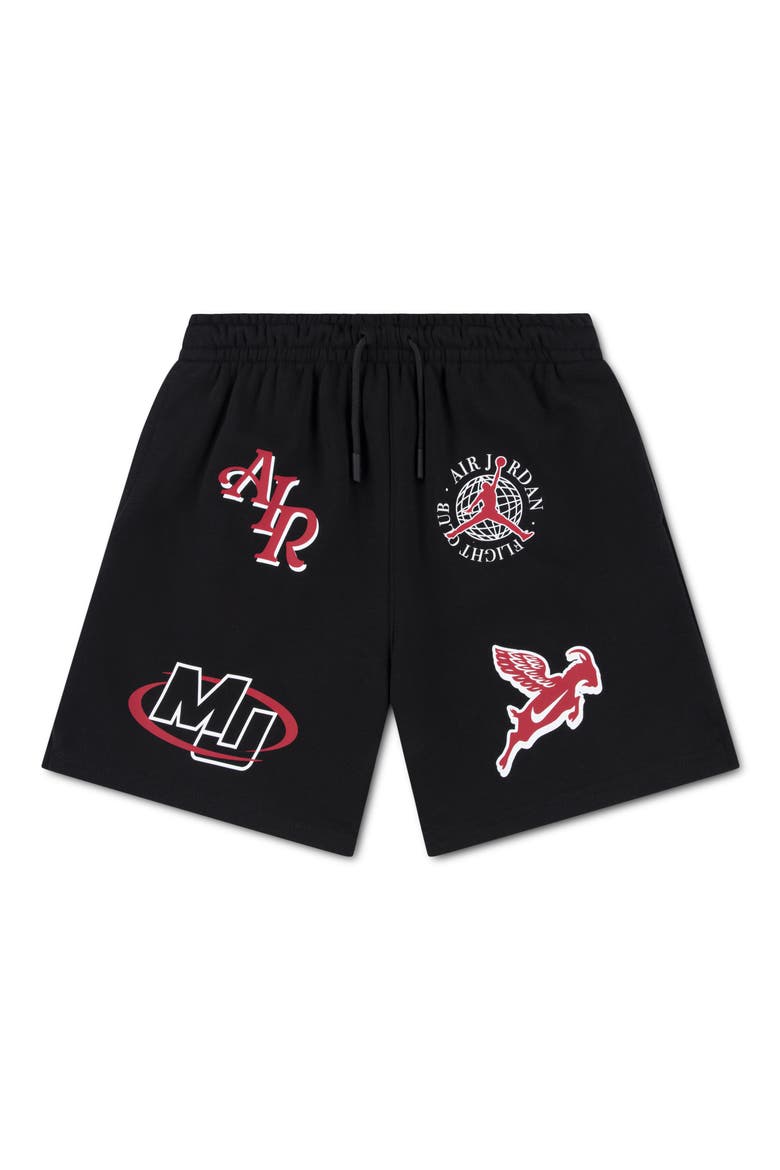 Kids' Sports Club Shorts, Main, color, BLACK