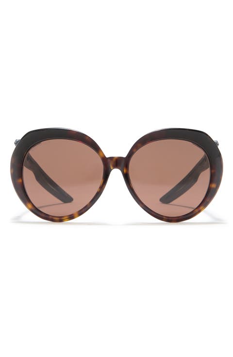 56mm Round Sunglasses