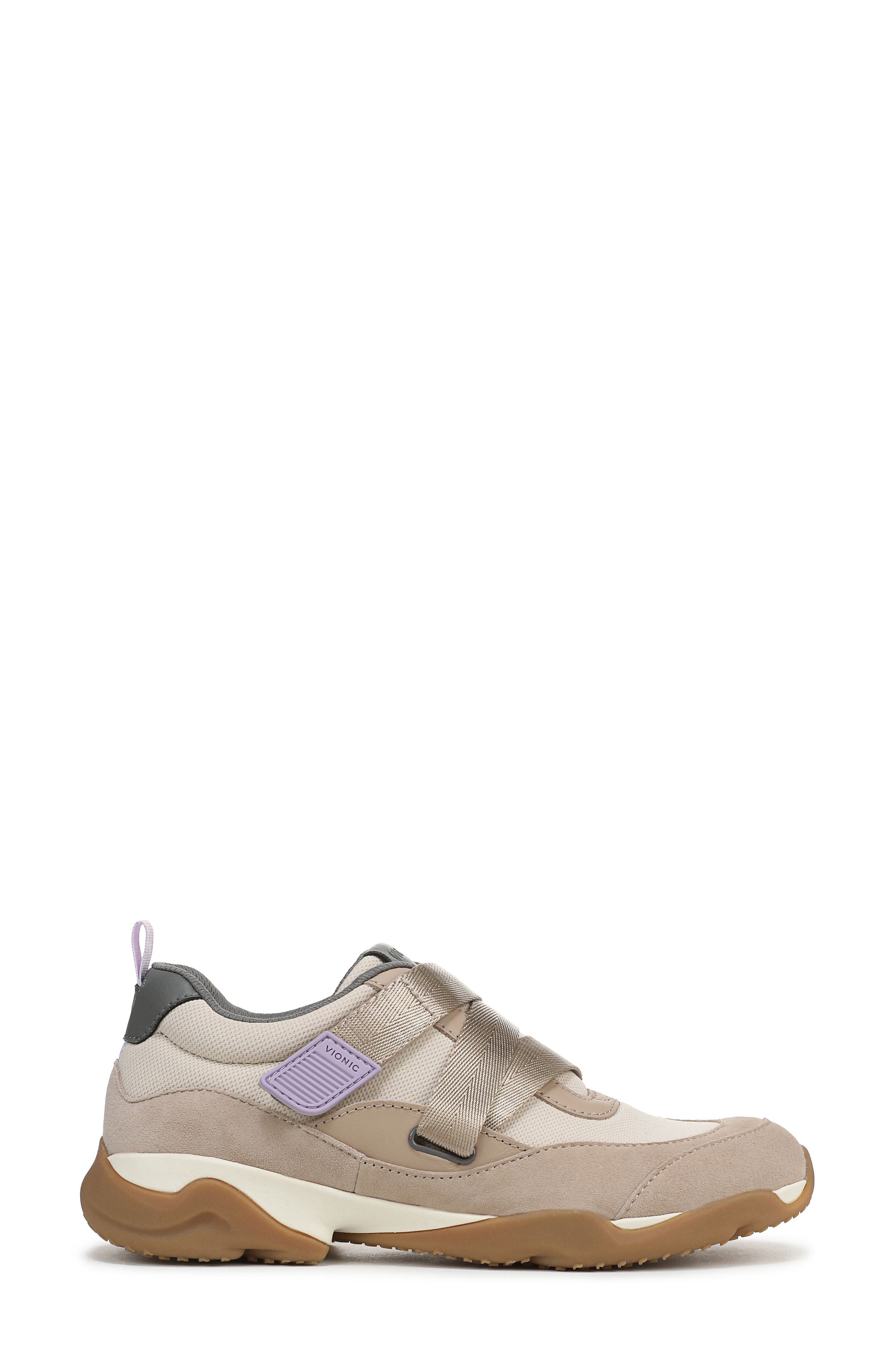 Vionic Walk Slim Gia Sneaker, Alternate, color, Parchment