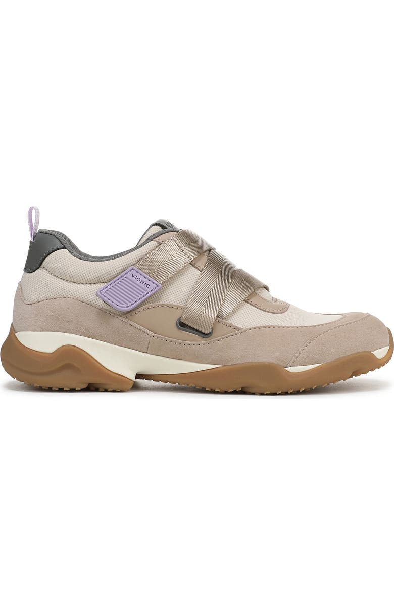 Vionic Walk Slim Gia Sneaker, Alternate, color, Parchment
