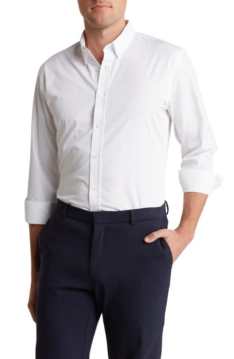 Trim Fit Button-Down Dress Shirt
