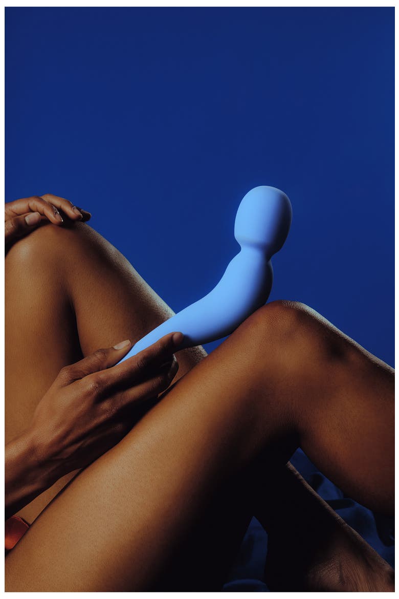 Dame Com Wand Vibrator, Alternate, color, PERIWINKLE