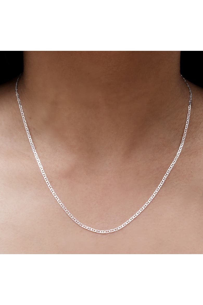Sterling Silver 050 Gauge Mariner Chain 16", Alternate, color, SILVER