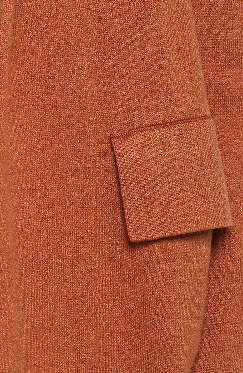 Petal & Pup Intarsia Chester Horses Longline Coatigan, Alternate, color, Brown