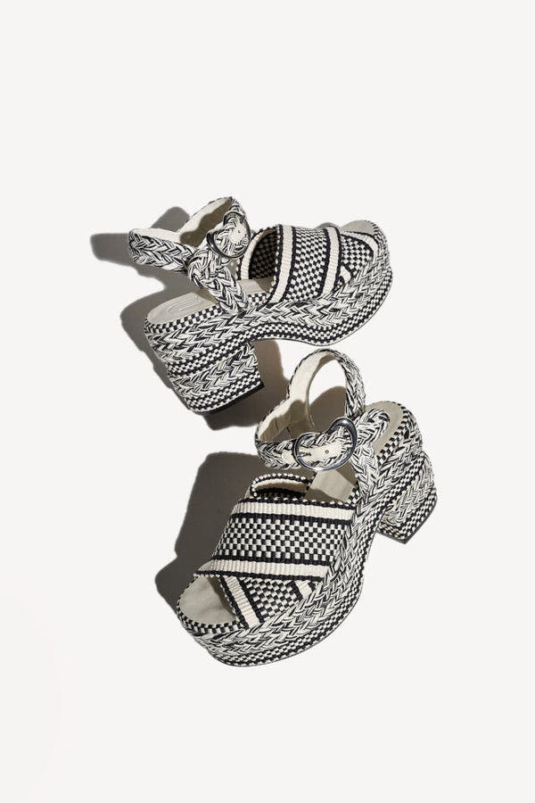 Amambaih Gala Platform Sandals, Alternate, color, Orange