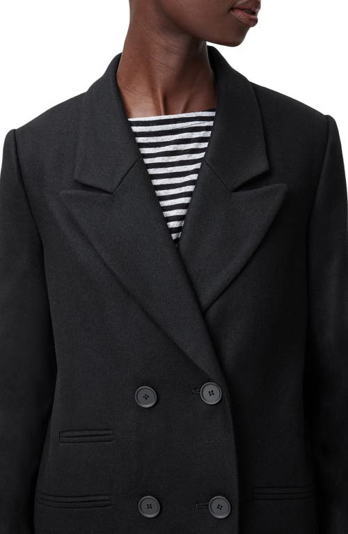 ALLSAINTS ALLSAINTS ELLEN DOUBLE BREASTED WOOL BLEND COAT 