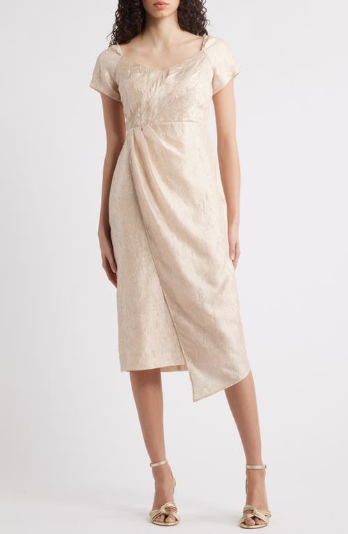 TAHARI ASL TAHARI ASL CRINKLE SATIN DRESS