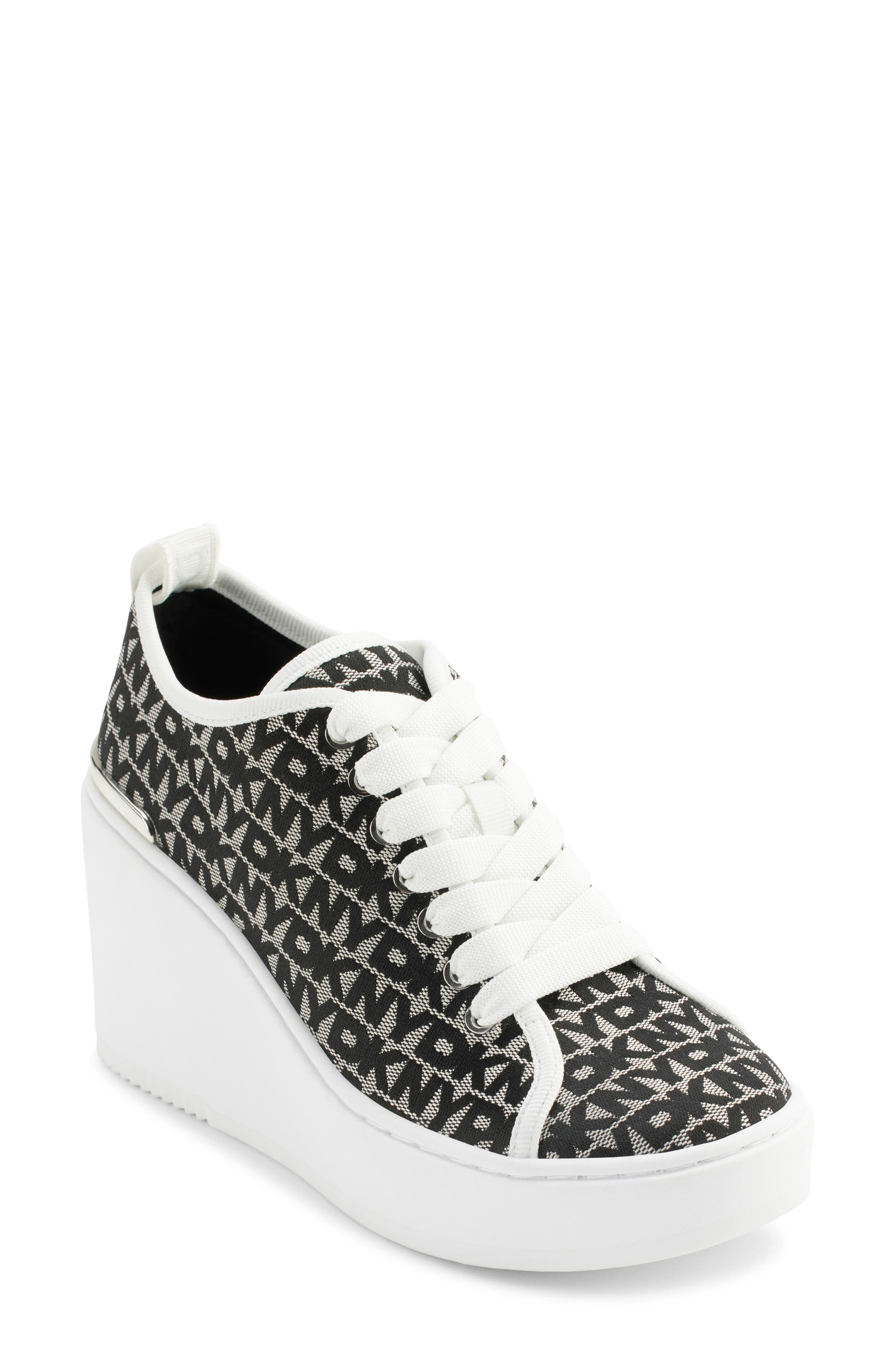 DKNY Byla Wedge Sneaker, Main, color, 