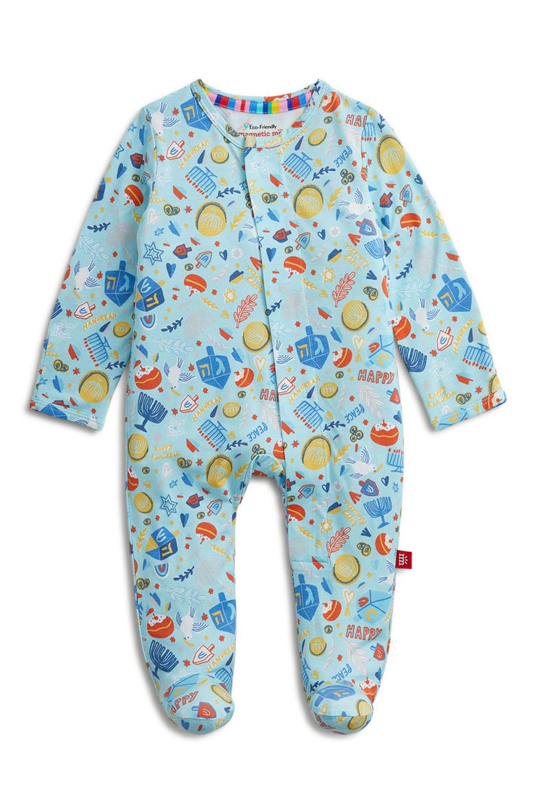 Kids' Latke Fun Modal Footie Pajamas, Main, color, LTKFN