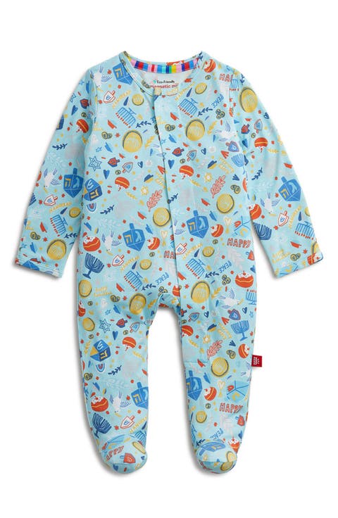 Kids' Latke Fun Modal Footie Pajamas