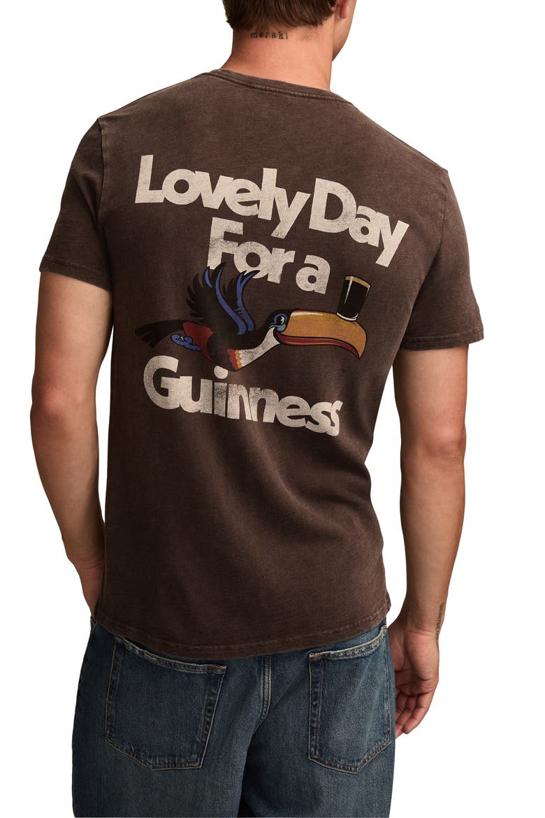 Guinness Lovely Day Cotton Graphic T-Shirt, Alternate, color, JAVA
