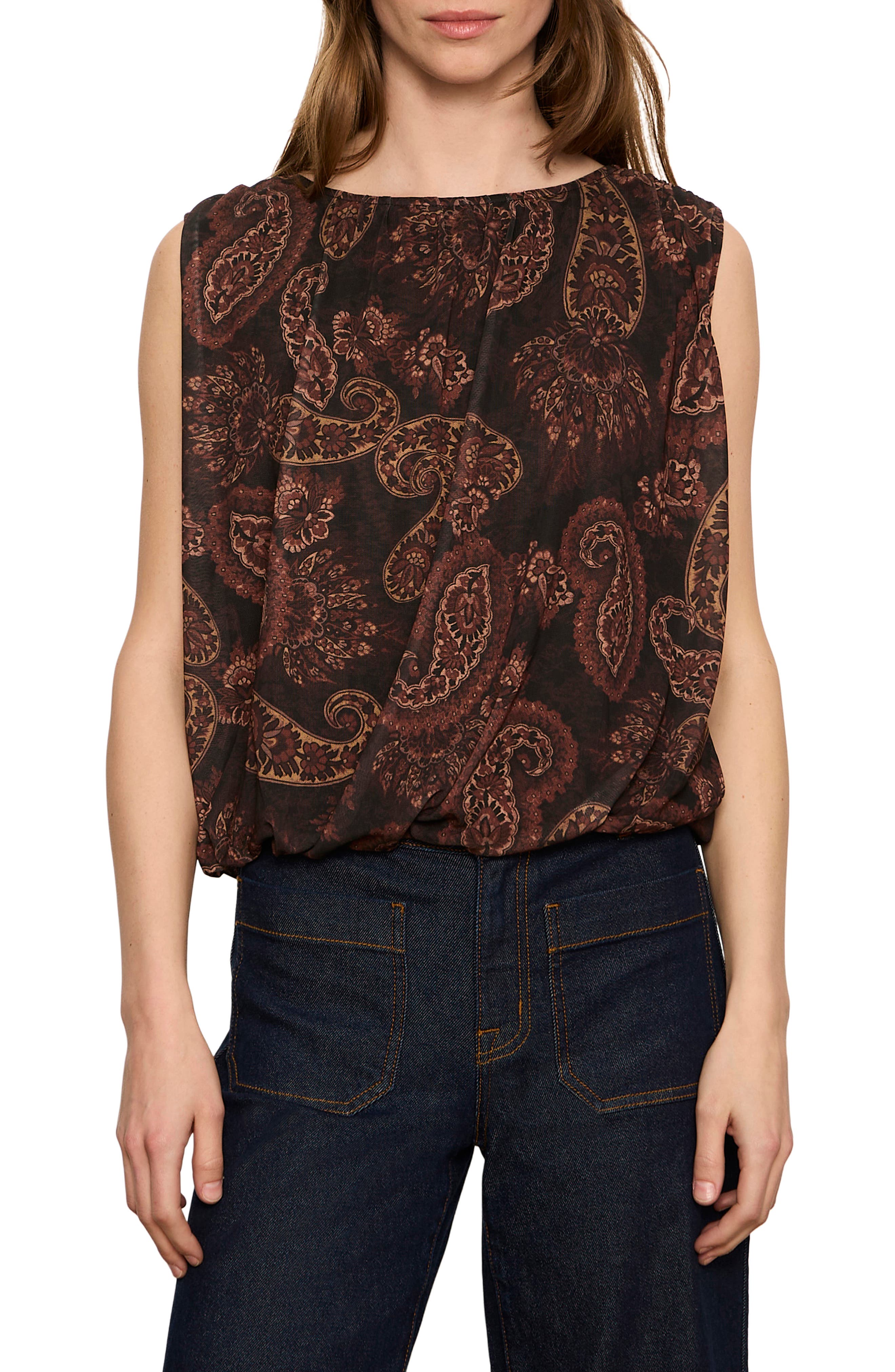 selected COCOA BROWN PAISLEY