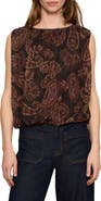 Sanctuary Clover Mesh Bubble Sleeveless Top