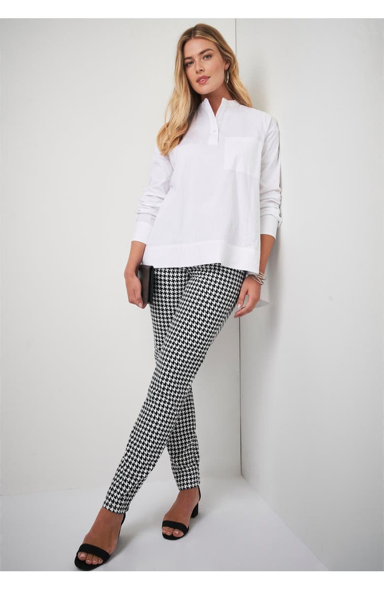 Jessica London Comfort Waist Stretch Denim Straight-Leg Jean, Alternate, color, Black