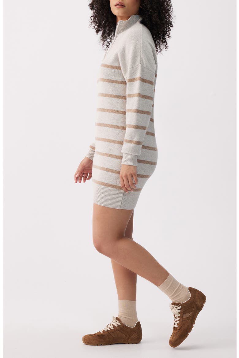 Verdun Striped Sweater Dress, Alternate, color, BIRCH VERDUN STRIPE